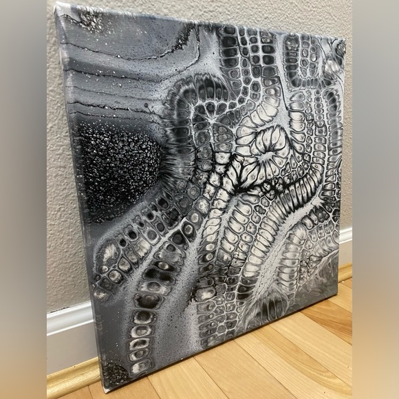 14” x 14” Original Acrylic Painting - Picture 2 of 8